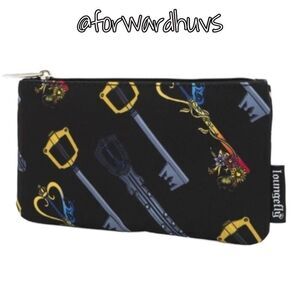 Loungefly Kingdom Hearts Keyblade Nylon Pouch